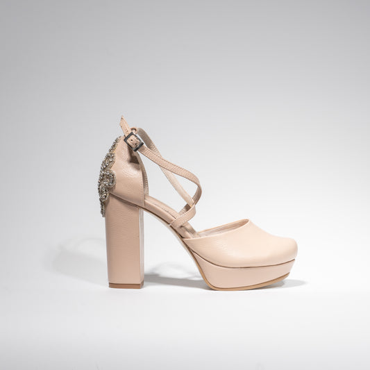 Tacones Dina Cruzado Trebol - Talla 36