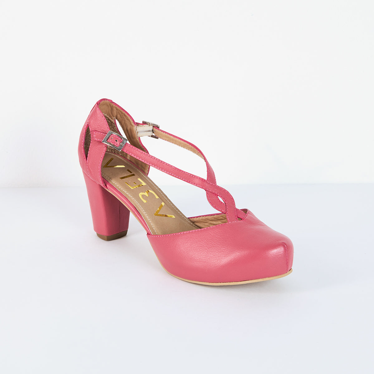 Tacones Verty Rosa - Talla 39