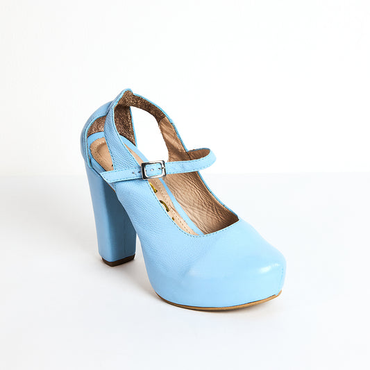 Tacones Zurra Azul Bebe